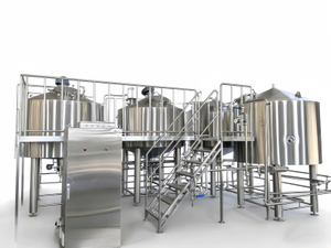 Варочный порядок 2000 л / 20 BBL | 4-сосудная паровая система для крафтовой пивоварни