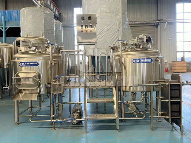 Паровая пивоваренная система на 500 л Мини-пивоварня на 500 л