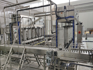 Автоматическая линия для мытья и заполнения пива