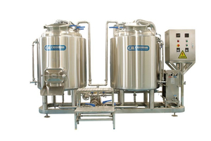 Электрическая мини-пивоварня 100–300 л | 2-х сосудный варочный порядок с PLC-управлением