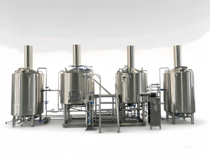 Электрическая пивоварня 1000 л / 10 BBL | 2-сосудная система с медной облицовкой