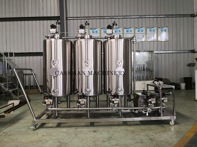Автоматическая система очистки 200–1000 л для мини-пивоварни