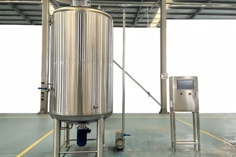Ферментационный резервуар для уксуса с PLC 