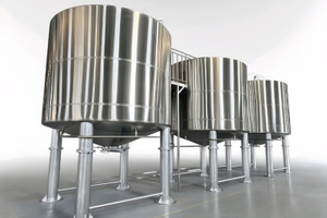 Промышленные ёмкости для смешивания с мешалкой — нержавеющая сталь 304/316L