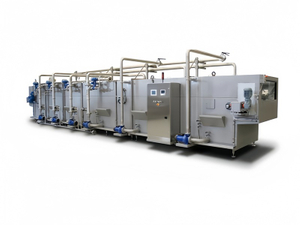 Туннельный пастеризатор Cassman | 2000–3000 бут/час, 8 зон температуры