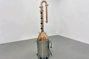 Медный перегонный куб 100 л с колонным аппаратом 