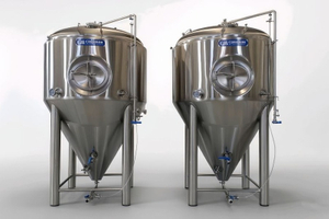 ЦКТ Unitank от 100 до 10000 л | Цилиндро-конический танк с двойной рубашкой охлаждения и CIP — полная линейка для крафтовых пивоварен